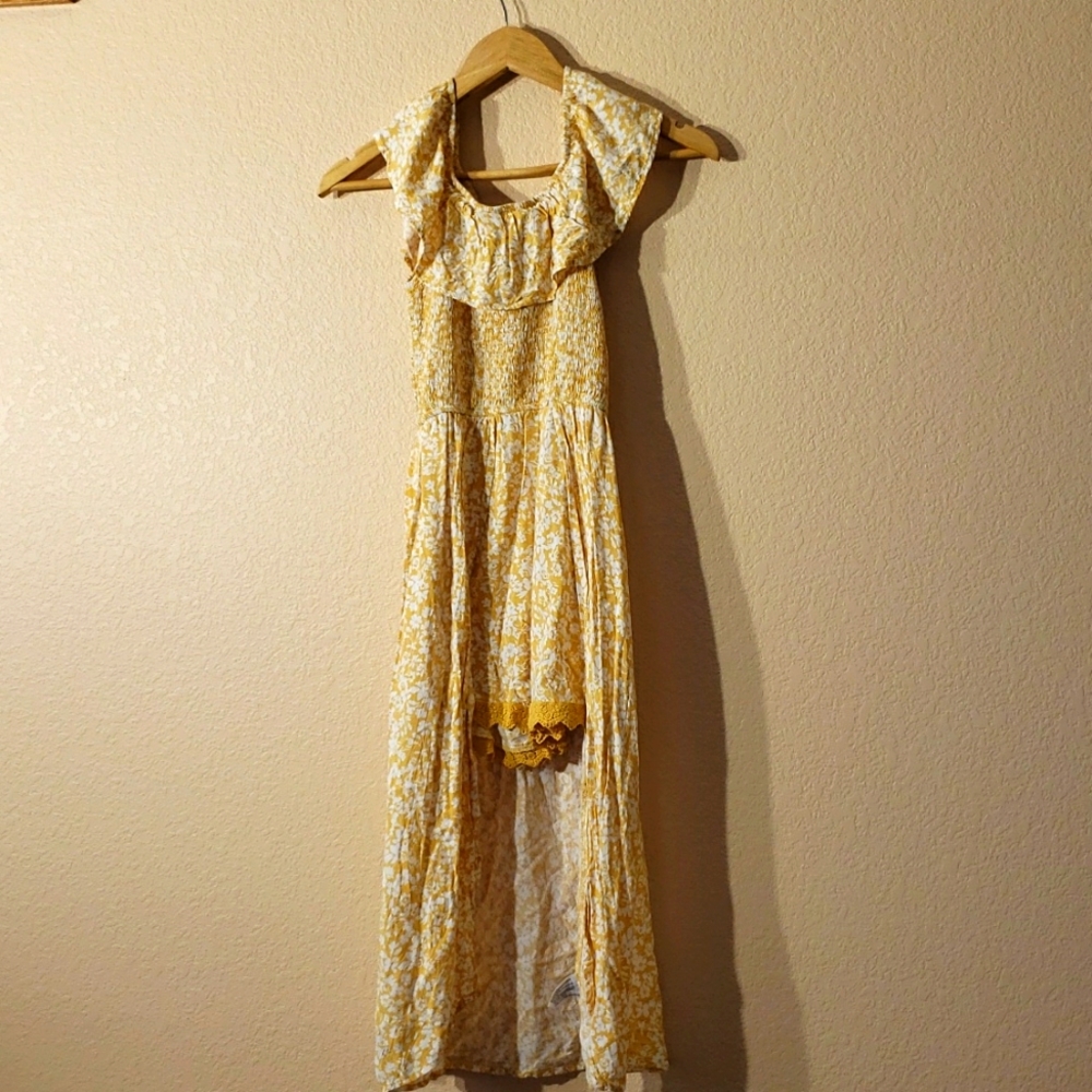 Yellow floral jumper
